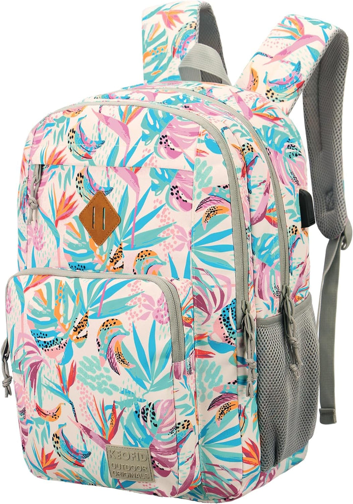 KEOFID Laptop Rucksack für Herren Damen, Grosser Schulrucksack für Jungen, Mädchen und Teenager, Ant