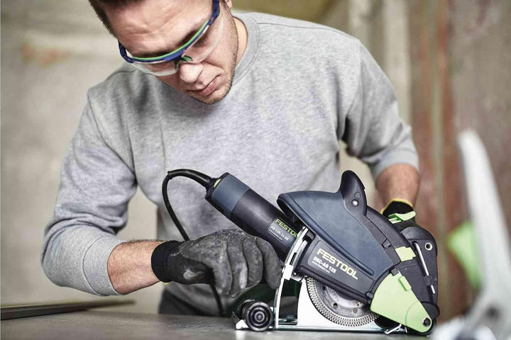 Festool Absaughaube DCC-AG 125 (mit Innensechskantschlüssel, Stirnlochschlüssel, Spannflansch)