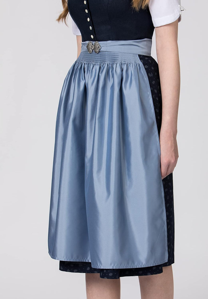 Stockerpoint Damen Dirndl Sieglinde Kleid für besondere Anlässe 40 Nachtblau, 40 Nachtblau