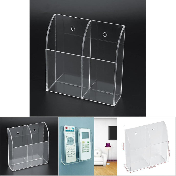 Fosa Acryl Klimaanlage Fernbedienung Halterung Aufbewahrungsbox Aufbewahrungskaste Wandhalterung(2Fa