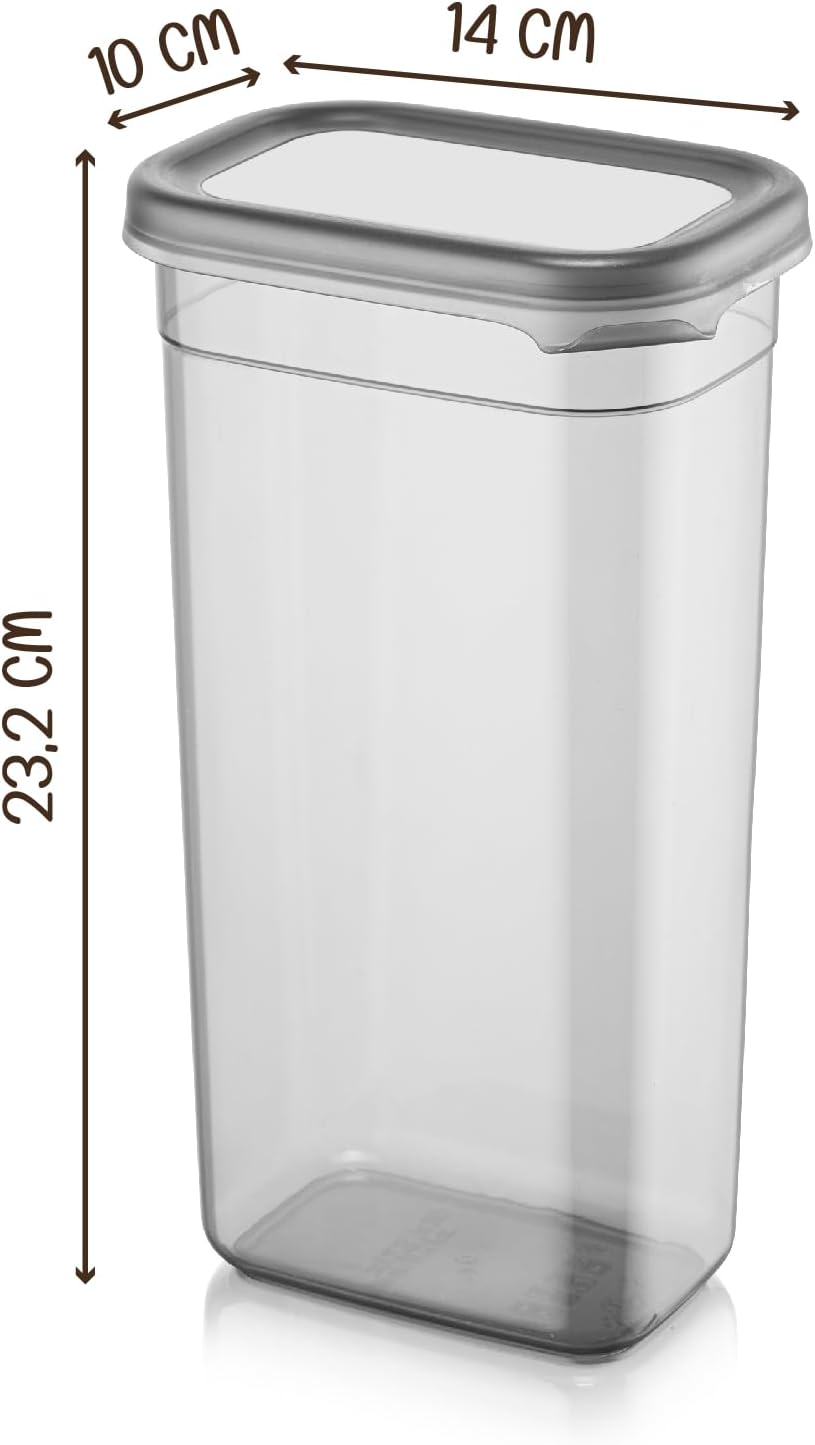 Viwares luftdichte Vorratsdosen mit Deckel | 12er Vorratsbehälter Set | BPA-FREI | Zur Müsli Mehl un
