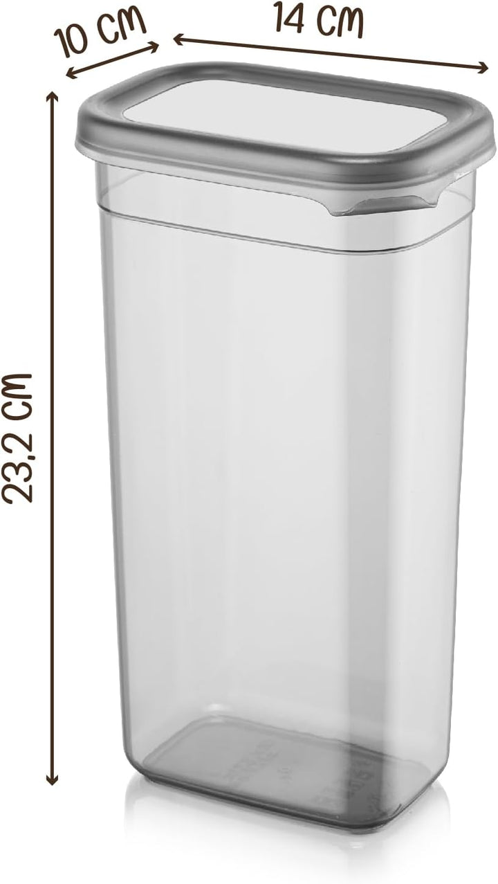 Viwares luftdichte Vorratsdosen mit Deckel | 12er Vorratsbehälter Set | BPA-FREI | Zur Müsli Mehl un