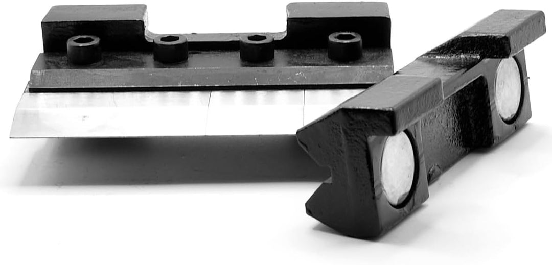 Biegevorrichtung Schraubstock 100mm Biegebacken mit Magnethalterung Abkantbacken biegen Handbieger 1