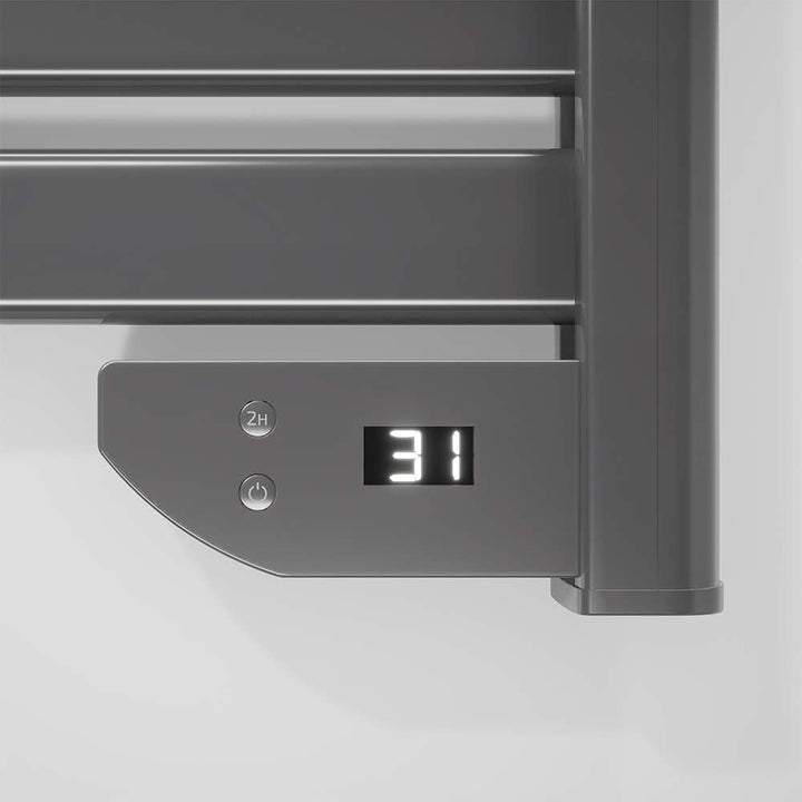 Cecotec Elektrischer Badheizkörper ReadyWarm 9050 Twin Towel Steel. 500 W, 2 Modi Heizung, Aluminium
