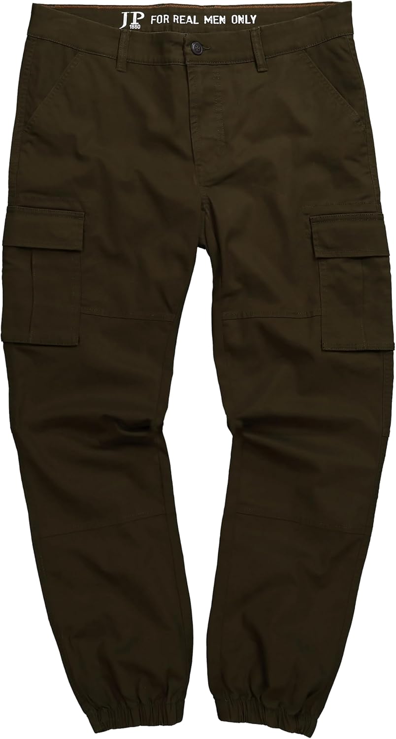 JP 1880 Herren grosse Grössen Übergrössen Menswear L-8XL Cargo Hose, Bauchfit, Straight Fit, bis Gr.