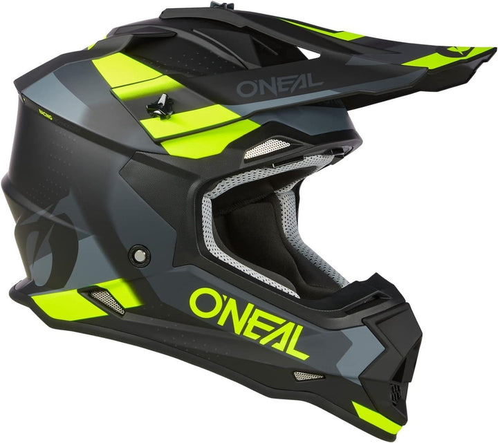 O'NEAL Unisex – Erwachsene 2srs Helmet Spyde V.23 Helm XL Schwarz/Grau/Neongelb, XL Schwarz/Grau/Neo