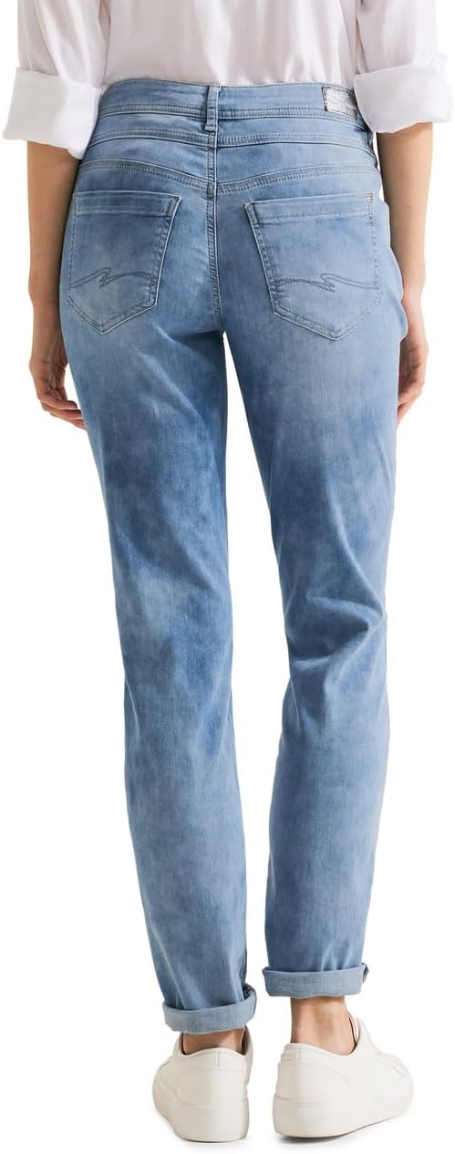 Street One Damen Damenjeans 29W / 28L Soft Blue Random Wash, 29W / 28L Soft Blue Random Wash