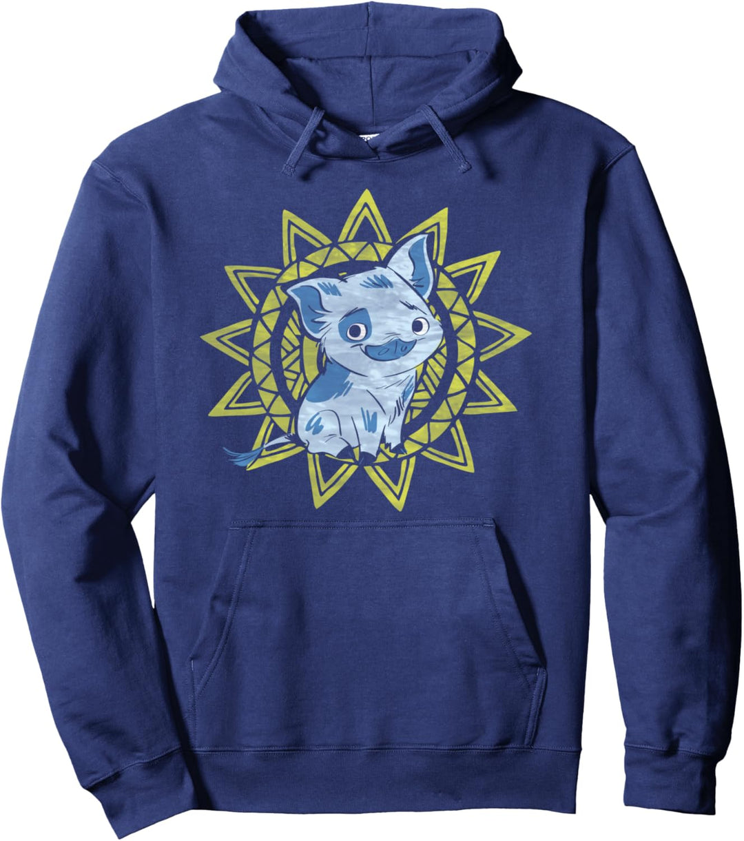 Disney Moana Pua Geometric Sun Poster Pullover Hoodie