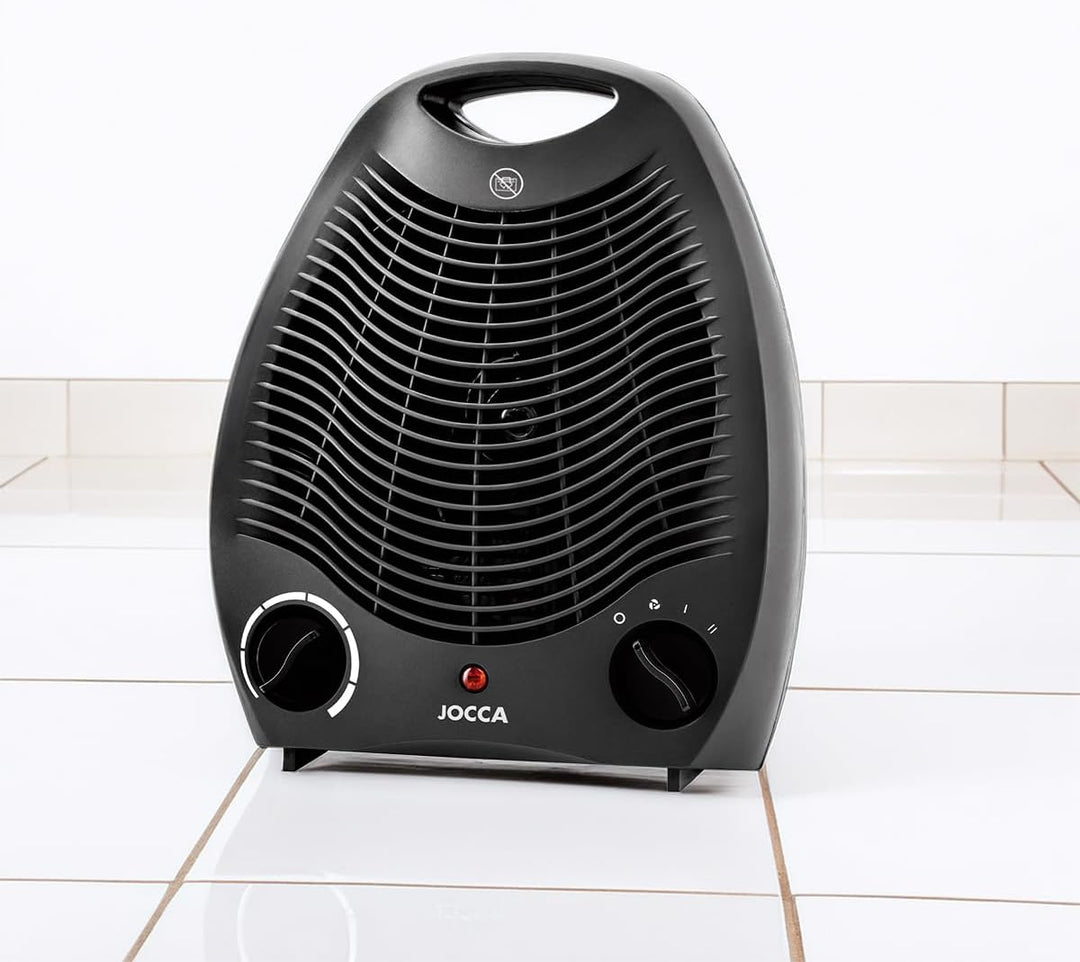 Jocca Elektroheizung 2000 W, Heizfunktion und Ventilator, 2 Geschwindigkeitsstufen für Wärmefunktion