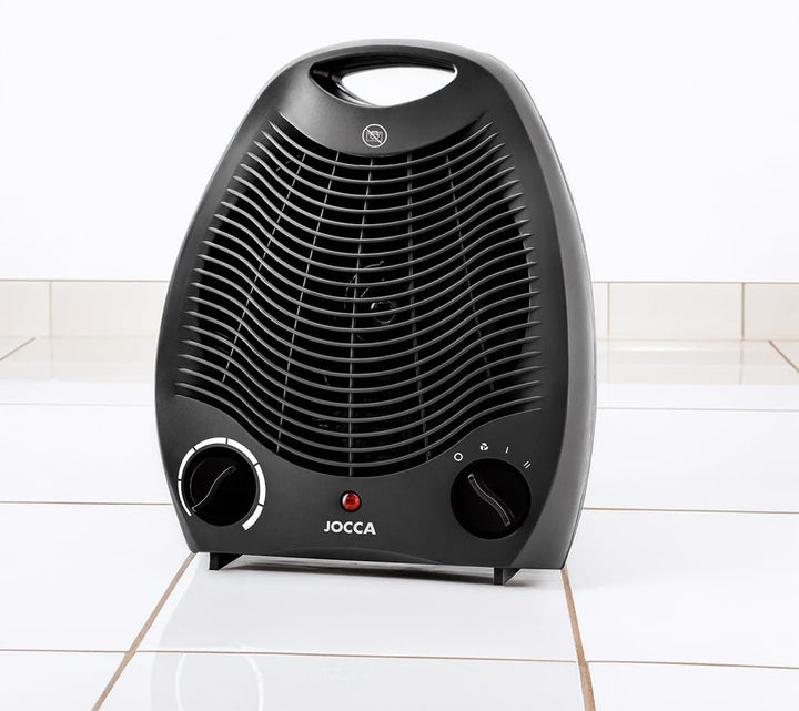 Jocca Elektroheizung 2000 W, Heizfunktion und Ventilator, 2 Geschwindigkeitsstufen für Wärmefunktion