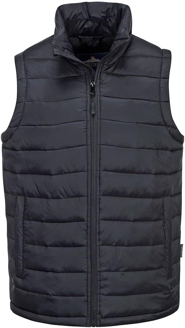 Portwest Herren S544 Elbrus Gepolsterte Weste (1er Pack) XL Schwarz, XL Schwarz
