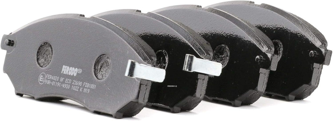 Ferodo FDB1881 Bremsbelagsatz, Scheibenbremse - (4-teilig) - (4 Stück)