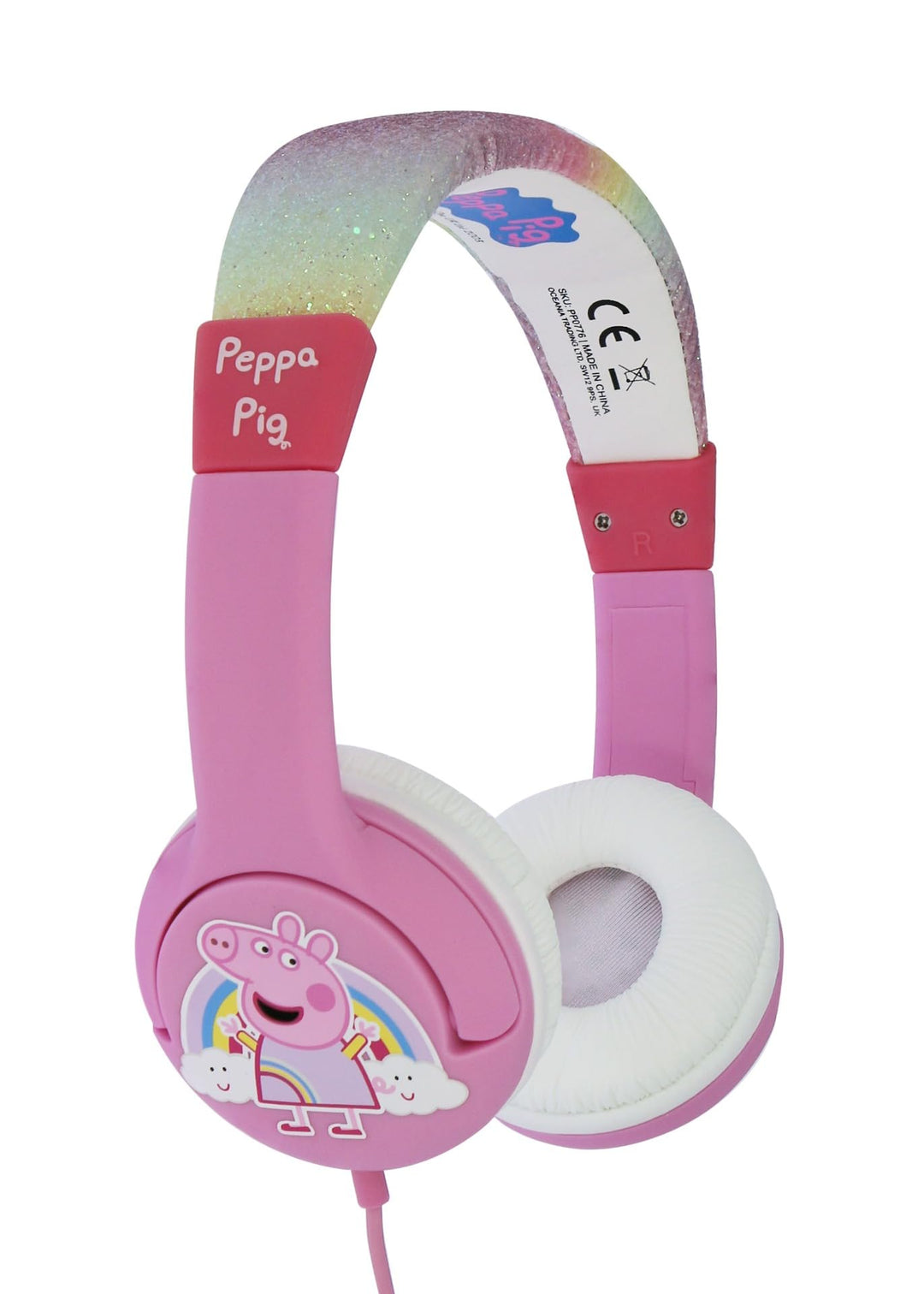 OTL Kids Headphones - Peppa Gliter Rainbow