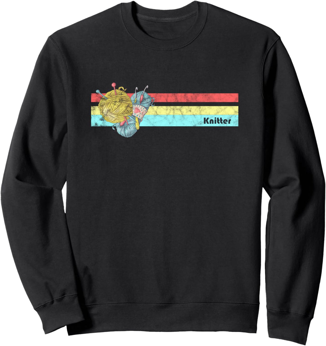 Stricker im Vintage-Stil Sweatshirt