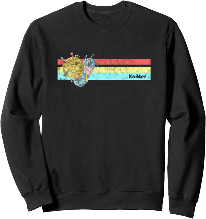 Stricker im Vintage-Stil Sweatshirt