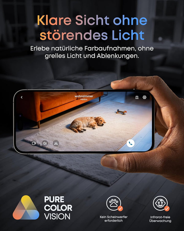 eufy Security eufyCam C35 4-Kamera-Set – Kabellose Überwachungskamera aussen & innen, magnetische Ha