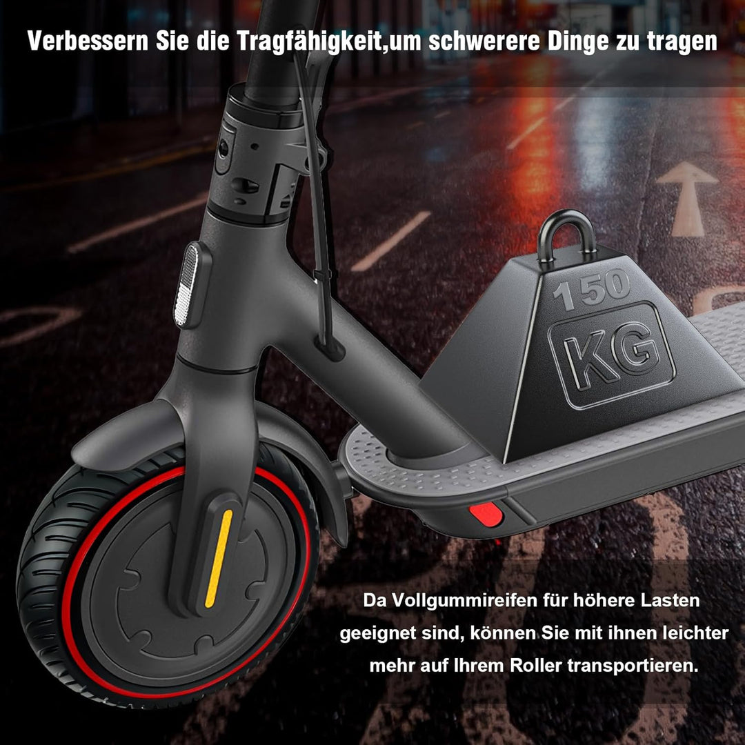 COASTA 2 x 8.5" Rollerreifen E Scooter Solid Reifen,8 1/2 Vollgummireifen,50/75-6.1 Ersatzreifen für