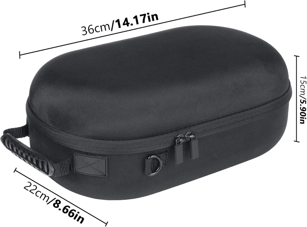 co2CREA Hart Reise Schutz Hülle Etui Tasche für Meta Quest Pro/Meta Quest 3 All-in-one VR Gaming Hea