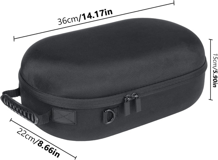 co2CREA Hart Reise Schutz Hülle Etui Tasche für Meta Quest Pro/Meta Quest 3 All-in-one VR Gaming Hea