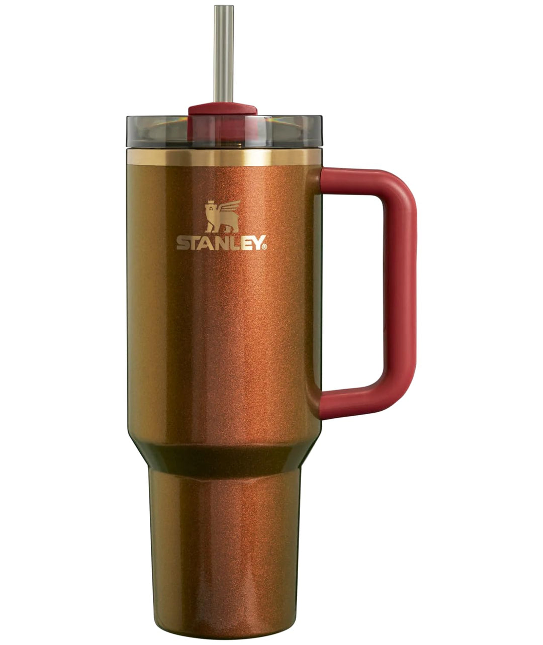 Stanley Quencher H2.0 FlowState Trinkglas, 1,2 l, Country Gold