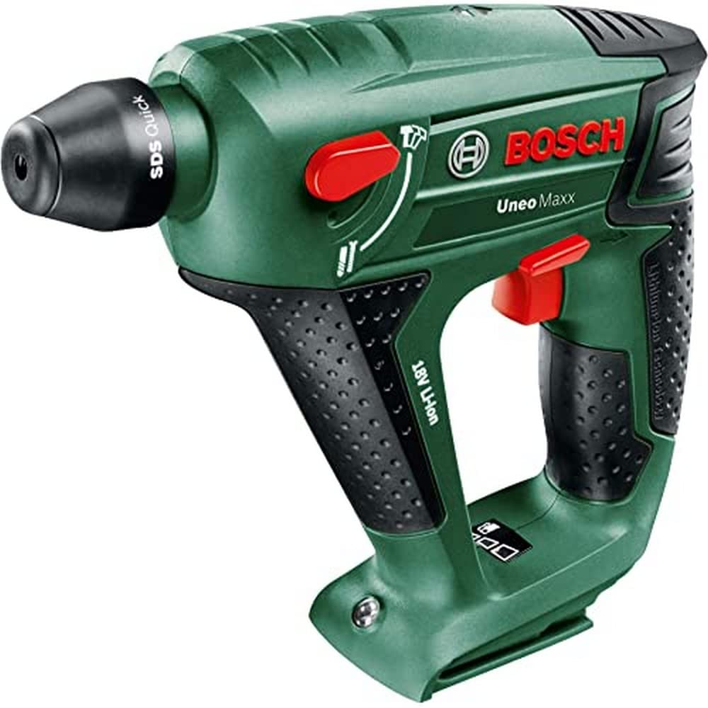 Bosch DIY Akku-Bohrhammer Uneo Maxx, ohne Akku, Karton (18 V, 2,5 Ah, Max. Bohr-Ø Stahl: 8 mm, Beton