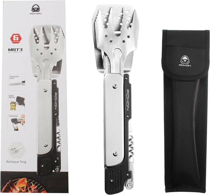 Roxon Grillbesteck (BBQ Tool) 6 in 1 ohne Gravur