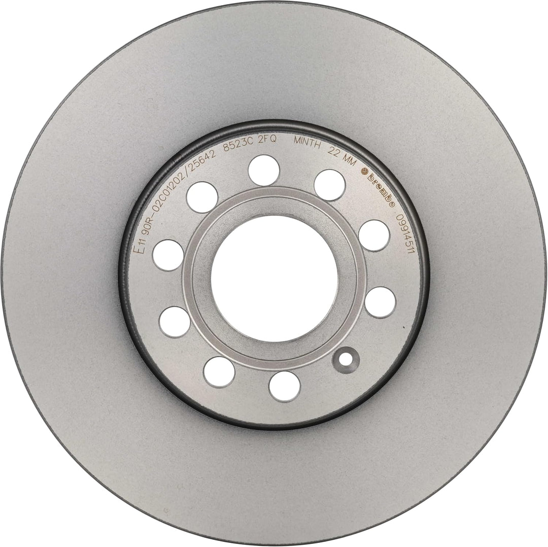 Brembo 09.9145.11 Vordere Bremsscheibe mit UV Lackierung, Anzahl 2 Single, Single