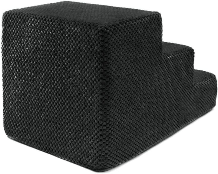 Hundetreppe 30 cm hoch | Katzentreppe Haustiertreppe | 3 Stufen | Hunde Katzen Haustier | für Bett u
