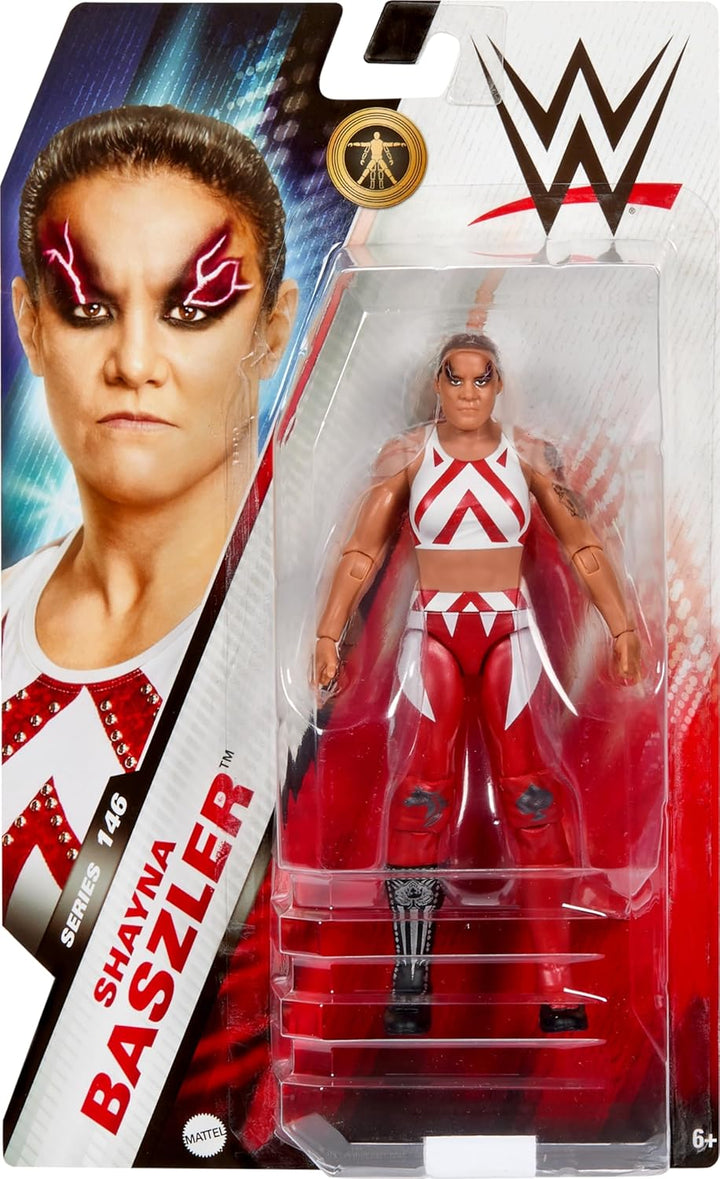 Mattel WWE Actionfigur, 15,2 cm grosses Sammlerstück Shayna Baszler mit 10 Gelenkpunkten & lebensech