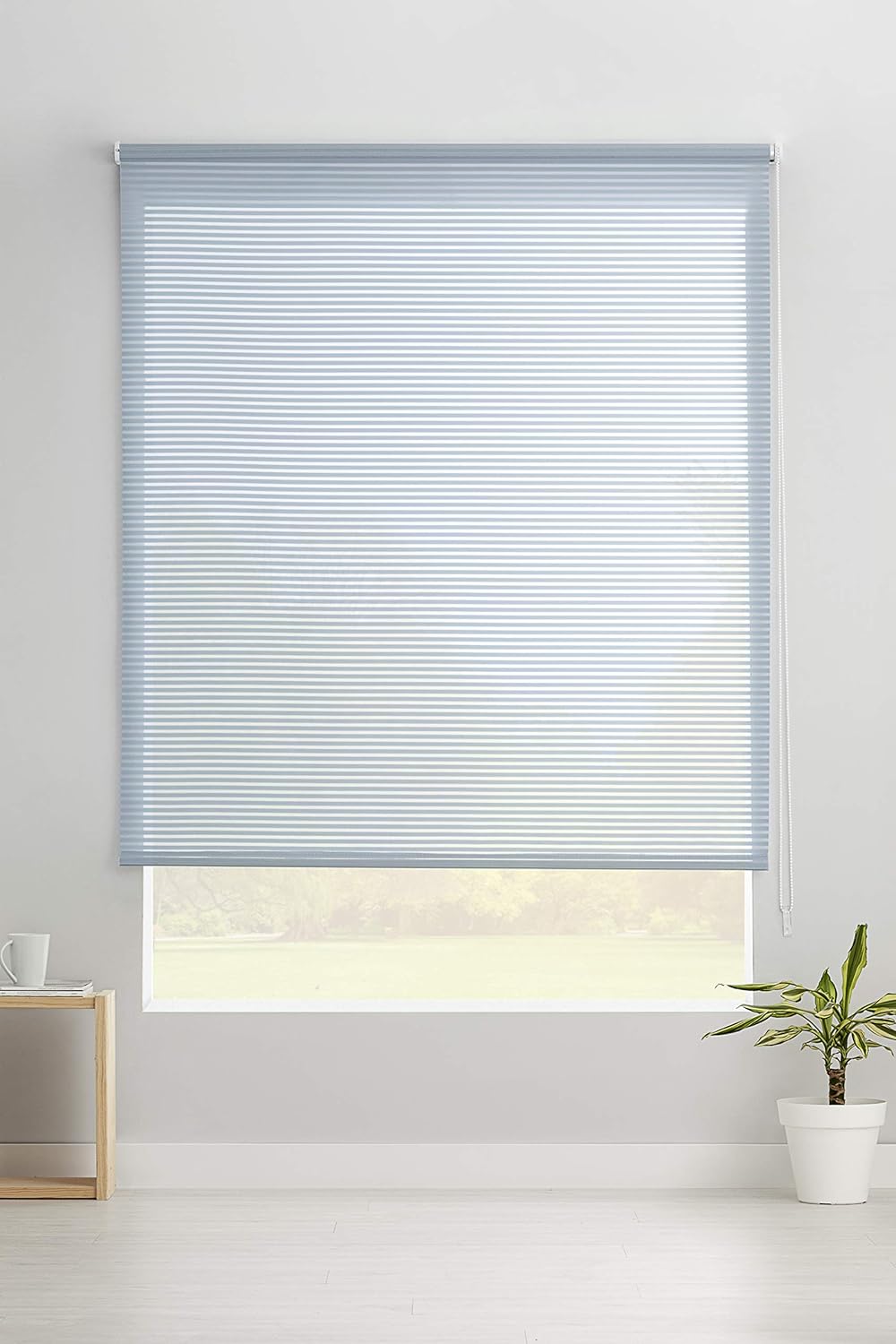 Estoralis ROBERT Rollo transparent, Polyester, Blau, 150 x 190 cm Blau 150 x 190 cm, Blau 150 x 190