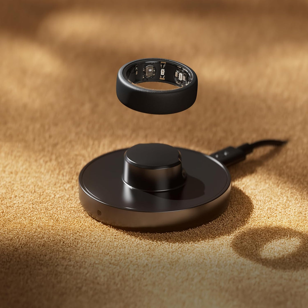 OURA Gen3 Ladegerät für Smart-Ring - Grösse 10 | Vollständiges Aufladen in 60–80 Minuten - Anzeige d