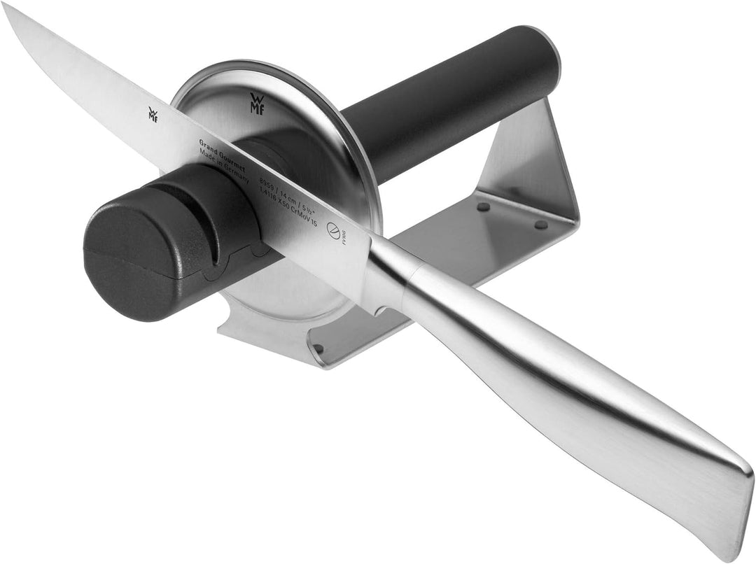 WMF Messerschärfer Gourmet Keramikscheiben 2 Stufen Vor- und Nachschleifen sichere Handhabung & Mess