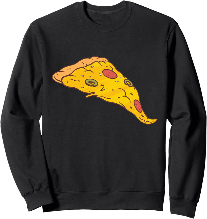 Vater Sohn Partnerlook Pizza Lustiges Familien Partneroutfit Sweatshirt