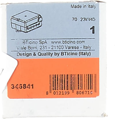 BTICINO, Einbau-Video-Signalverteiler/Etagenverteiler 4-fach für 2-Draht SprechAnlagen, 346841