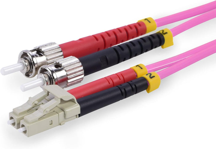 TPFNet 7,5m LWL Patchabel ST/LC OM4 Duplex Multimode 50/125µm 10 Gigabit/s 7,50m 2x ST St. an LC Dup