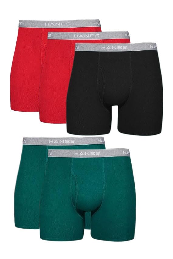 Hanes Herren Retroshorts (4er Pack) 5 5er-pack, Mehrfarbig M, 5 5er-pack, Mehrfarbig M