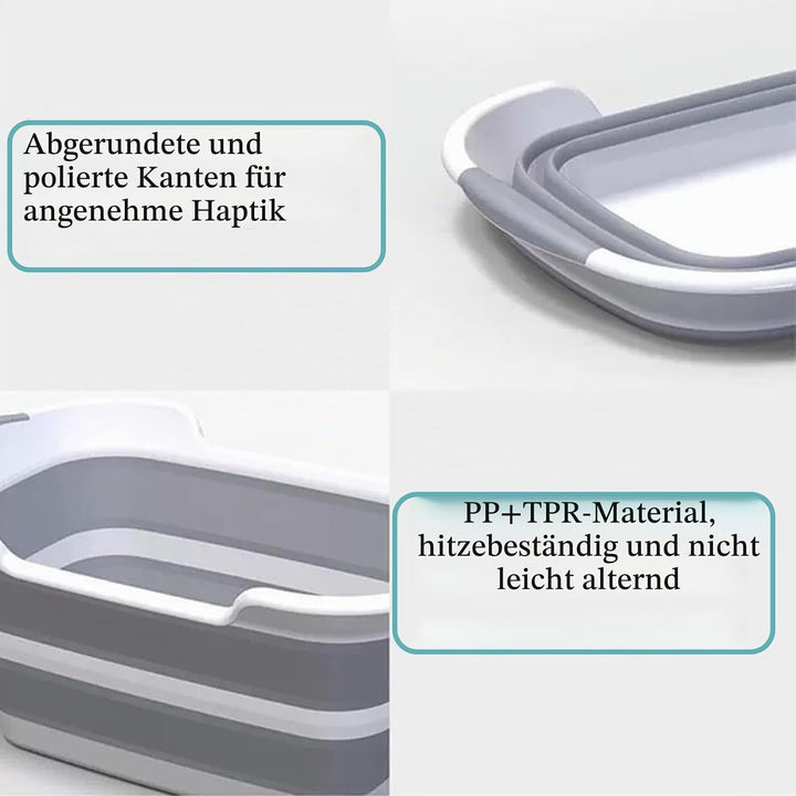 Wocemo Multifunktionaler faltbarer Hundepool, tragbare Badewanne für Haustiere für den Innen- und Au