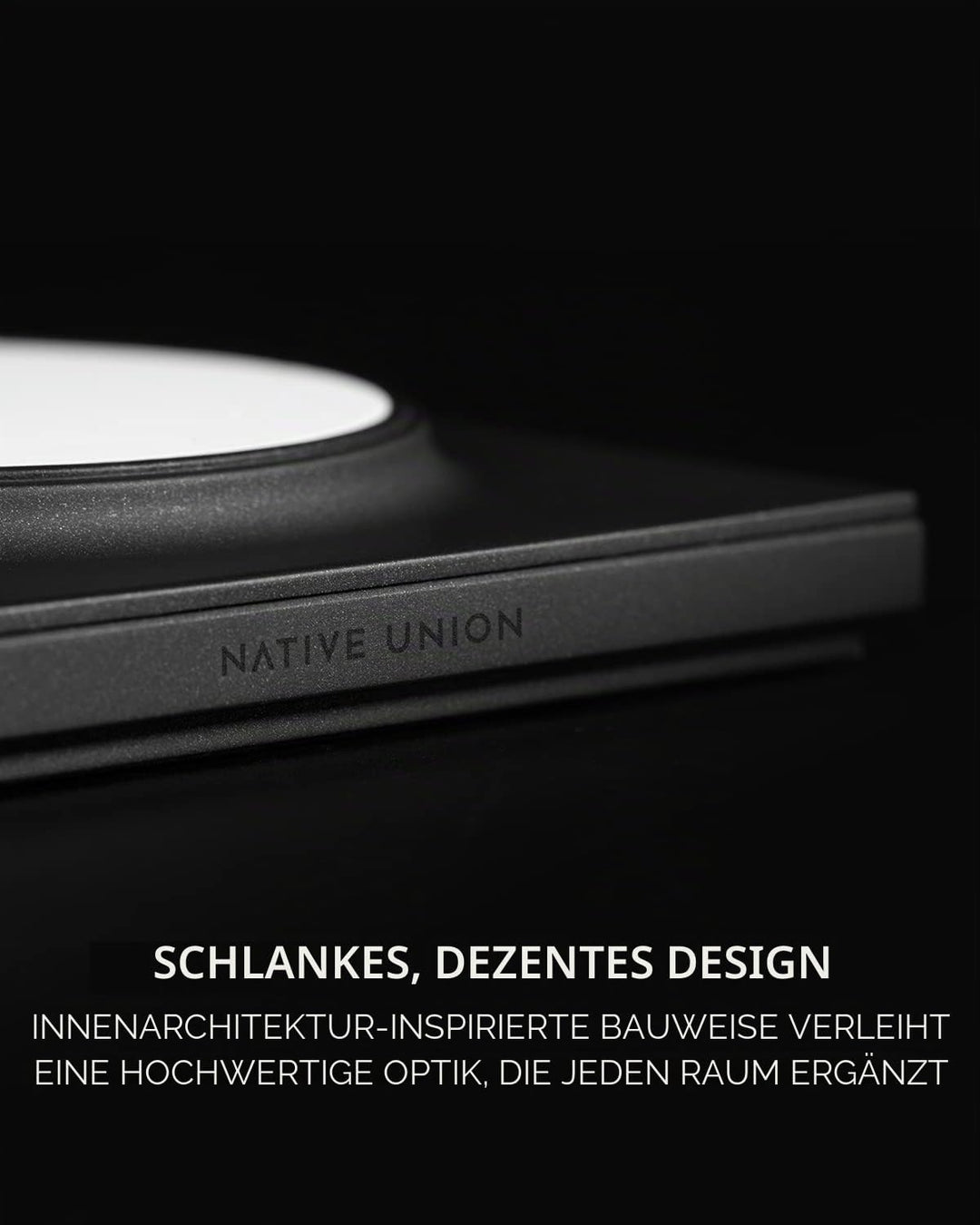 Native Union Drop Magnetisches Kabelloses Ladegerät–MagSafe-Kompatibel für iPhone 14/14 Plus / 14 Pr