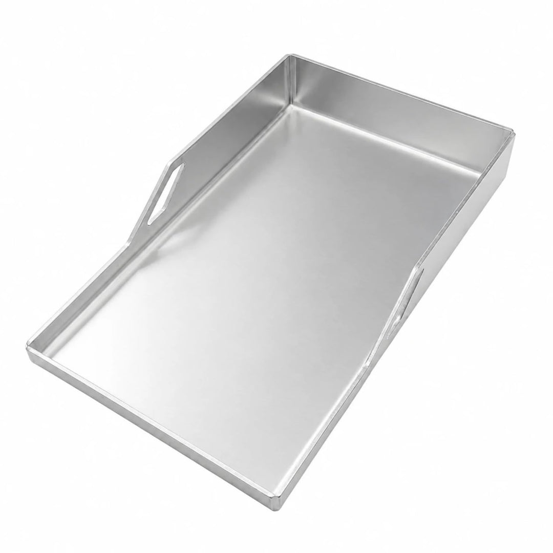 THÜROS Plancha Grillplatte 20x33 cm Edelstahl 33 x 20 x 5 cm, 33 x 20 x 5 cm