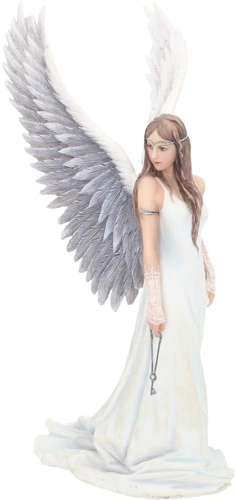 Nemesis Now Spirit Guide Anne Stokes Dekofigur, Kunstharz, 24 cm, Weiss