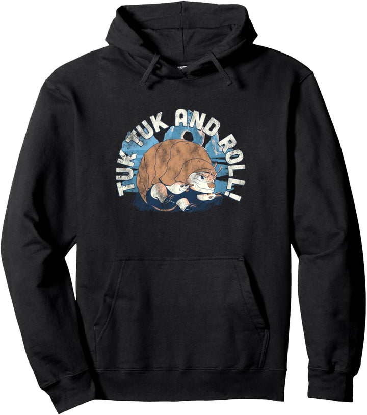 Disney Raya & The Last Dragon Tuk Tuk Distressed Roll Pullover Hoodie