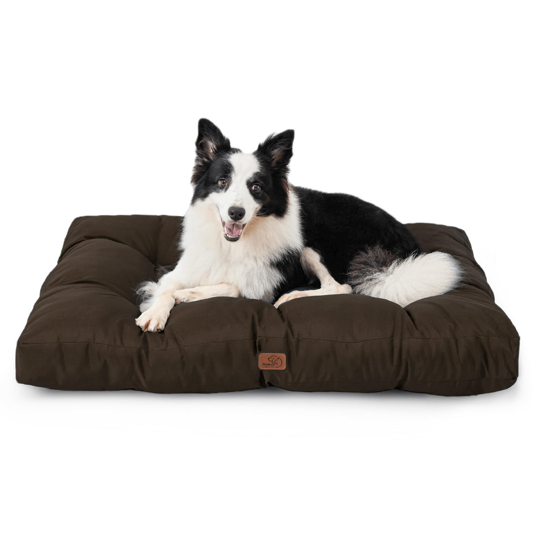 Bedsure Hundekissen Grosse Hunde waschbar - 91x68cm hundematratze wasserdicht L für grosse, mittelgr