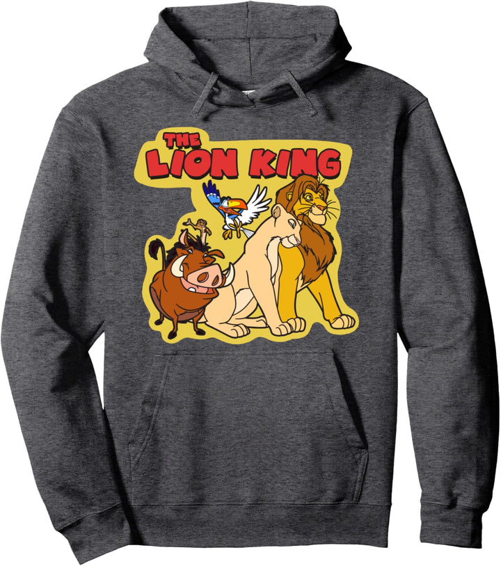 Disney The Lion King Group Shot Outlined Pullover Hoodie
