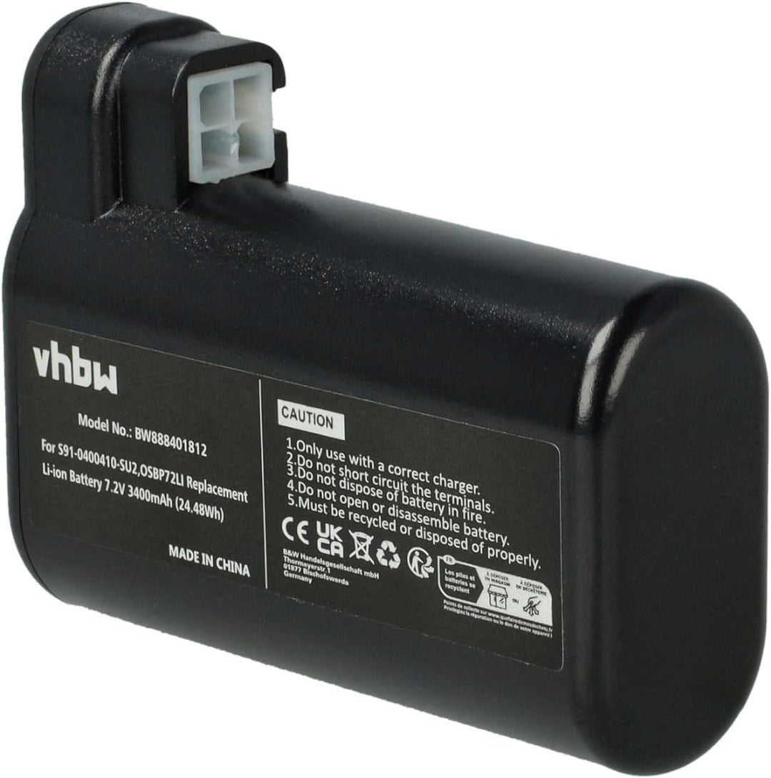 vhbw 2X Akku kompatibel mit AEG Electrolux Osiris | RX8, RX7-1-TM, 900277487, RX8-1-4SWN, 900277485