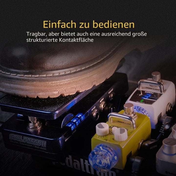 Hotone WAH AKTIV Volume Passive Expression 4 in 1 Gitarre Effektpedal schaltbar mit sichtbaren Gitar