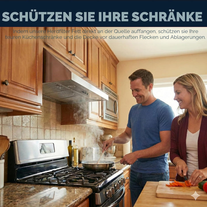 Amazinpure 2X 300 x 250 mm Universal Dunstabzugshaube Metallgewebefilter kompatibel mit Bosch Neff S