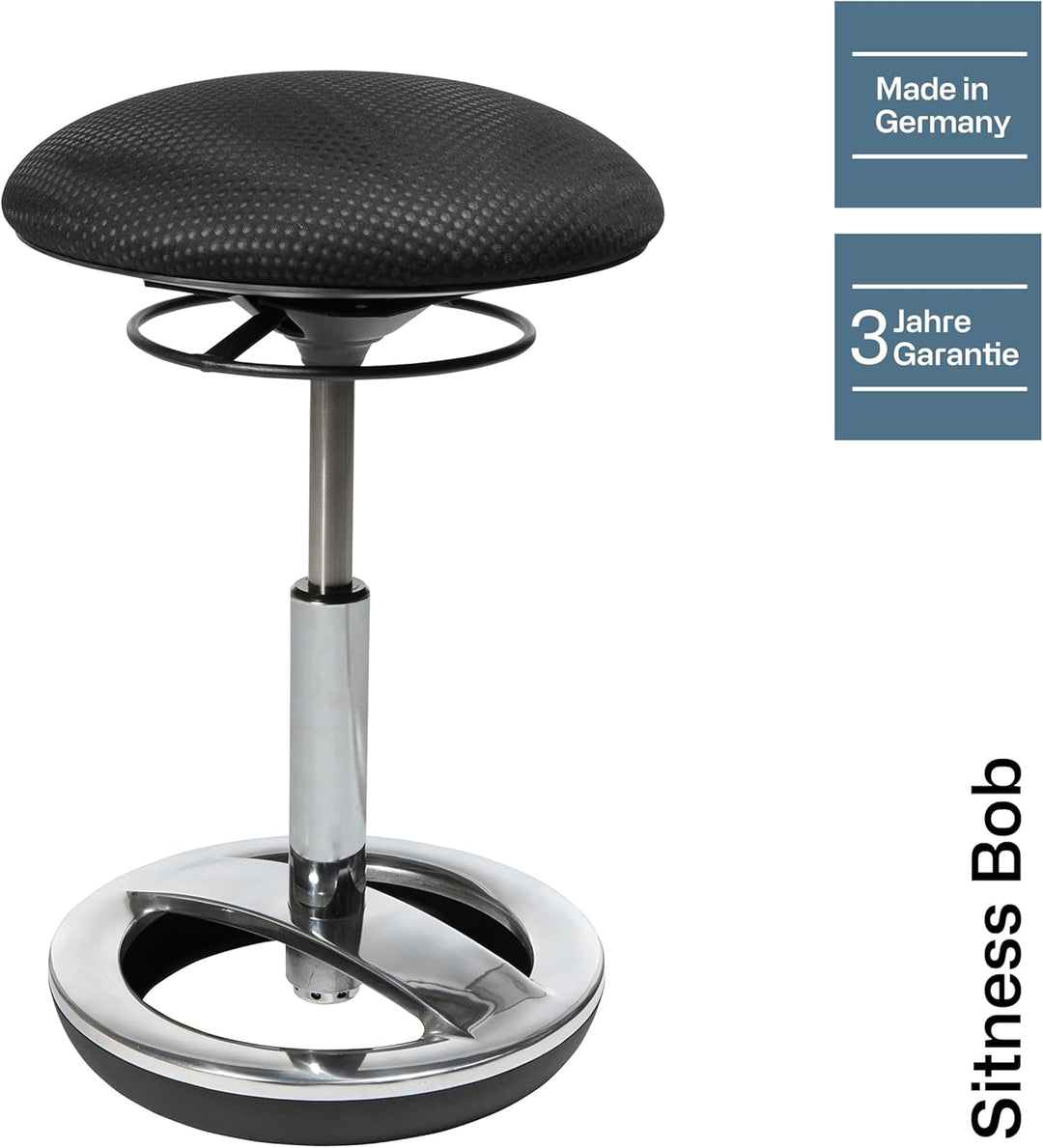 Topstar SU49BR0 Sitness Bob, ergonomischer Sitzhocker, Arbeitshocker,