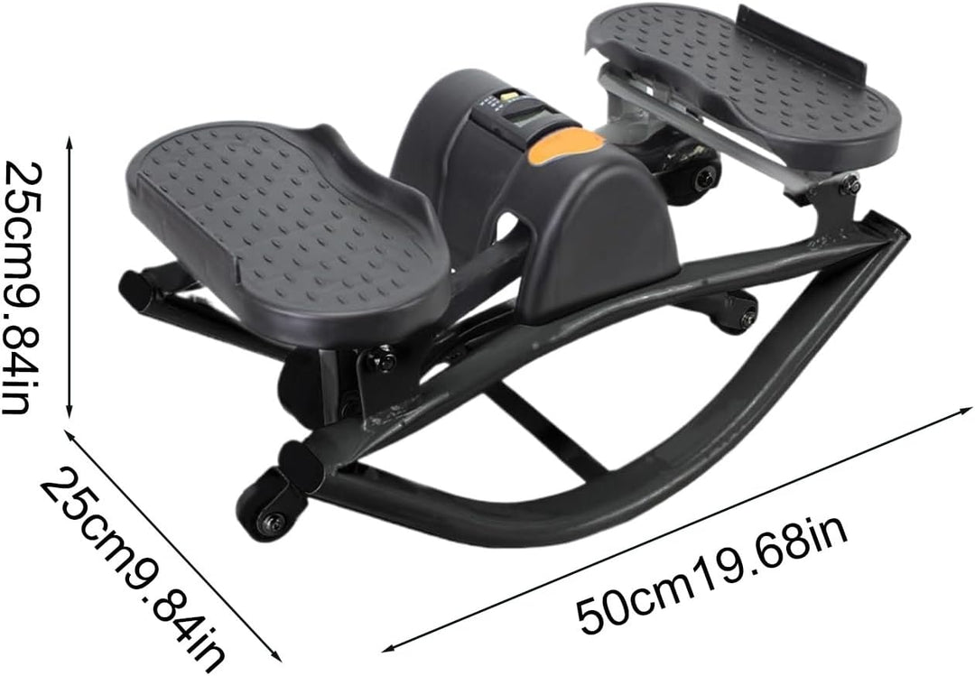 Seitlicher Rock-Stepper Trainingsgerät, 50 x 25 x 25 cm, tragbar, stossdämpfend, Seite zu Seite, Ste