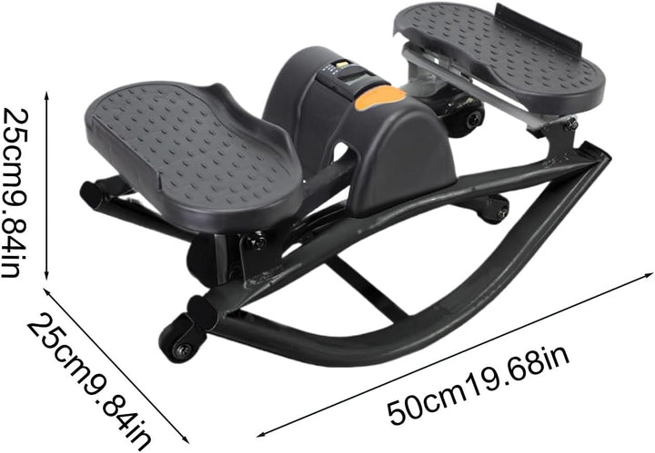 Seitlicher Rock-Stepper Trainingsgerät, 50 x 25 x 25 cm, tragbar, stossdämpfend, Seite zu Seite, Ste