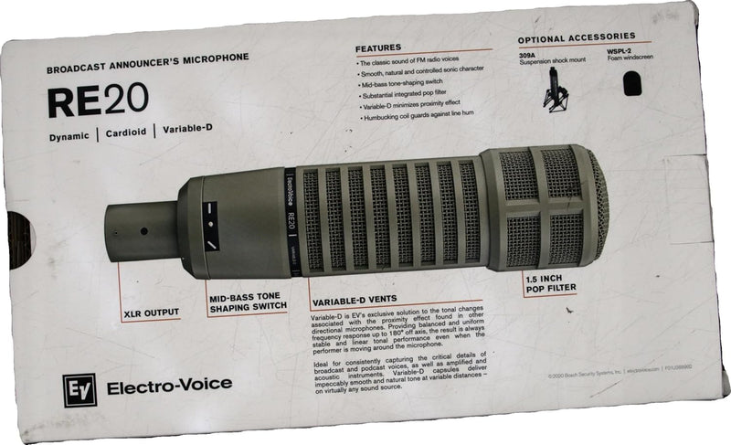 Electro-Voice® Mikrofon RE20